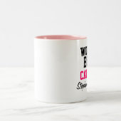 Tasses nommées personnalisées la meilleure par (Centre)