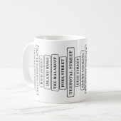 Tasses - noms de rue de St Ives (Devant gauche)