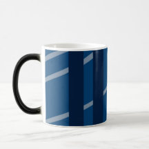 Tasses nuances de bleu