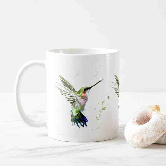 Tasses - Oiseau-mouche (Avec donut)