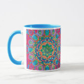 Tasses peintes de fleur (Gauche)