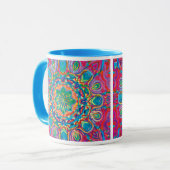 Tasses peintes de fleur (Devant gauche)