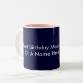 Tasses personnalisables d'anniversaire de papillon (Devant gauche)