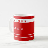 Tasses personnalisées (Devant gauche)