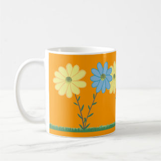 Tasses personnalisées avec fleurs de marguerite ja