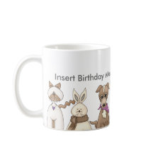 Tasses personnalisées d'anniversaire