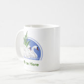 Tasses personnalisées de cygne (Devant gauche)