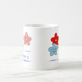 Tasses personnalisées de fleur (Centre)