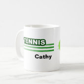Tasses personnalisées de tennis (Devant gauche)