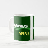 Tasses personnalisées de tennis (Devant gauche)