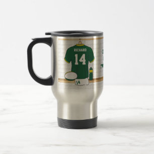 Tasses personnalisées uniques de fan de rugby