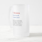 Tasses politiques drôles d'humour (Devant gauche)