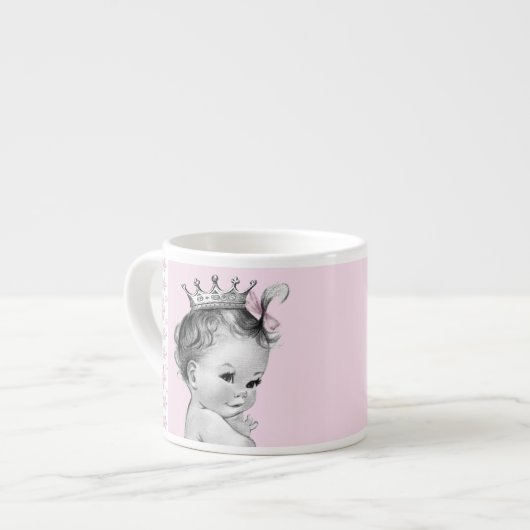 Tasses pour bébé Princesse Rose Vintage (Devant gauche)