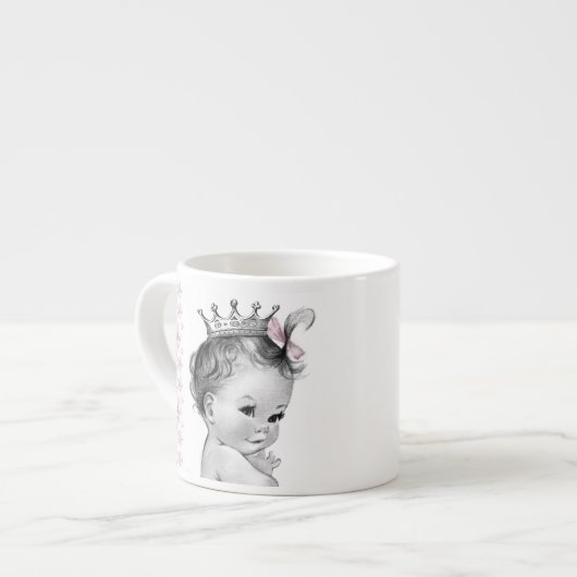 Tasses pour bébé Princesse Rose Vintage (Devant gauche)