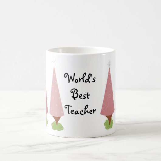 Tasses pour enseignants - Arbres roses (Centre)