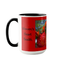 Tasses pour la santé cardiaque des femmes Amour Ca