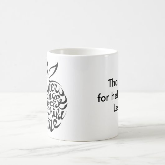 Tasses pour le professeur (Centre)