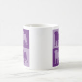 Tasses pourpres de carlin (Centre)