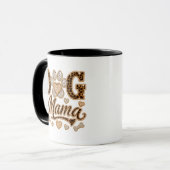 Tasses Rhinestone Léopard Dog Mama (Devant gauche)