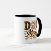 Tasses Rhinestone Léopard Dog Mama (Devant droit)