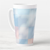 tasses rose pastel et bleu clair (Angle gauche)