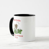 Tasses sakis chamoises de chien d'attaque (Devant gauche)