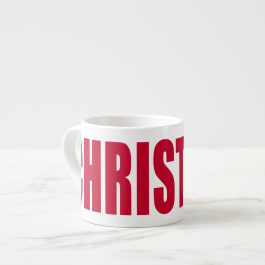 Tasses spéciales de Noël rouges (Devant gauche)