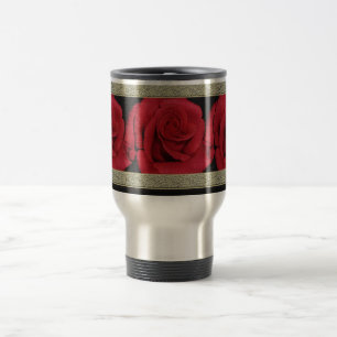 Tasses, tasses et modèle de steins - roses