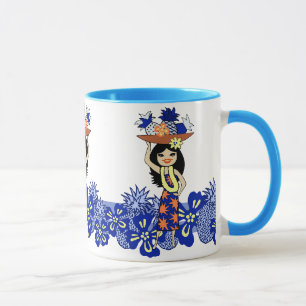 Tasses tropicales de Luau à l'ananas