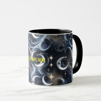 Tasses Votre Nom – Phase Lunaire Argent Métallisé