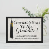 Tassle Gefeliciteerd Afstuderen de Korrel van het Kaart (Staand voorkant)