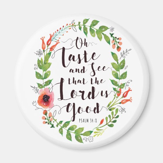 Taste en zien dat de Heer goed is Magneet (Voorkant)