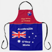 Taste of Home & Australian Flag /Australia Cooking Schort (Voorkant)