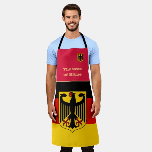 Taste of Home & German Flag, Duitsland /Cooking Schort (Gedragen)