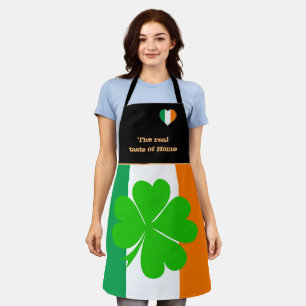 Taste of Home & Irish Flag, Ierland /Cooking Schort