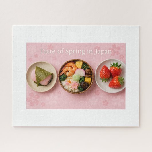 「Taste of Spring in Japan」 Legpuzzel (Horizontaal)