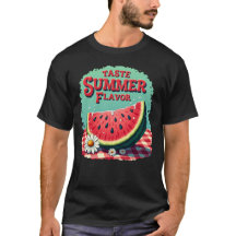 Taste Summer Flavor T-Shirt Pastèque
