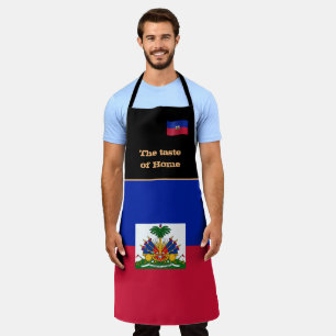 Taste van huis en Haïtiaanse vlag, Haïti/Koken Schort