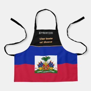 Taste van huis en Haïtiaanse vlag, Haïti/Koken Schort