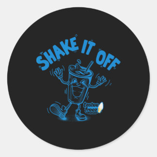 Tastee Freez schudt het af dansende milkshake vint Ronde Sticker