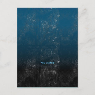 Tasteful Monochrome Artistic Blotch en Shade Briefkaart