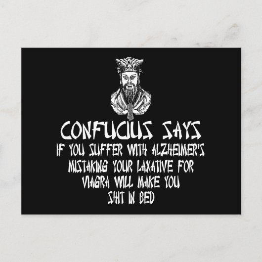 Tasteless humor briefkaart (Voorkant)