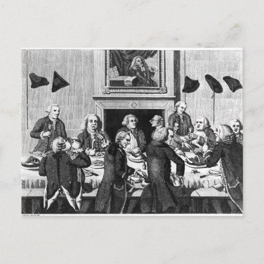 Tasting, 1782 briefkaart (Voorkant)
