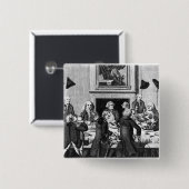 Tasting, 1782 vierkante button 5,1 cm (Voorkant /achterkant)