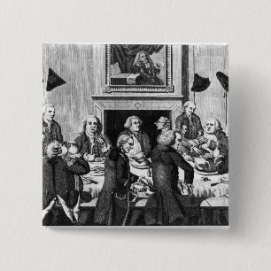 Tasting, 1782 vierkante button 5,1 cm