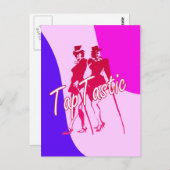 Tastisch dansen tikken briefkaart (Voorkant / Achterkant)