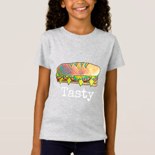 Tastte onderbroodje schattig eten t-shirt