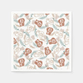 Tasty Bread Toast Pattern Servet (Voorkant)