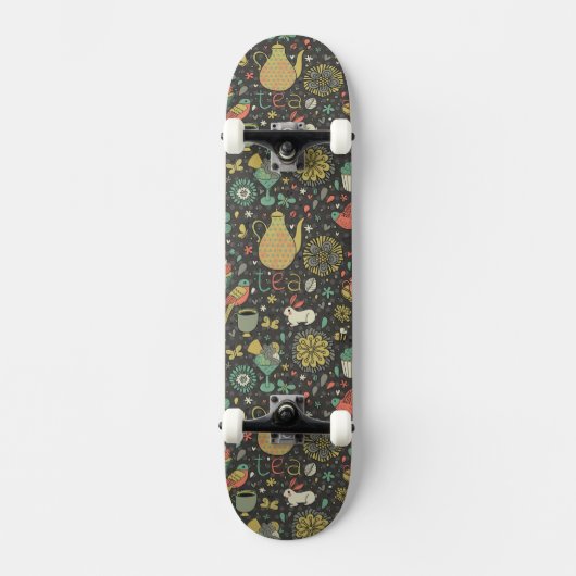 Tasty bright Tea Card Skateboard (Voorkant)