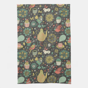 Tasty bright Tea Card Theedoek